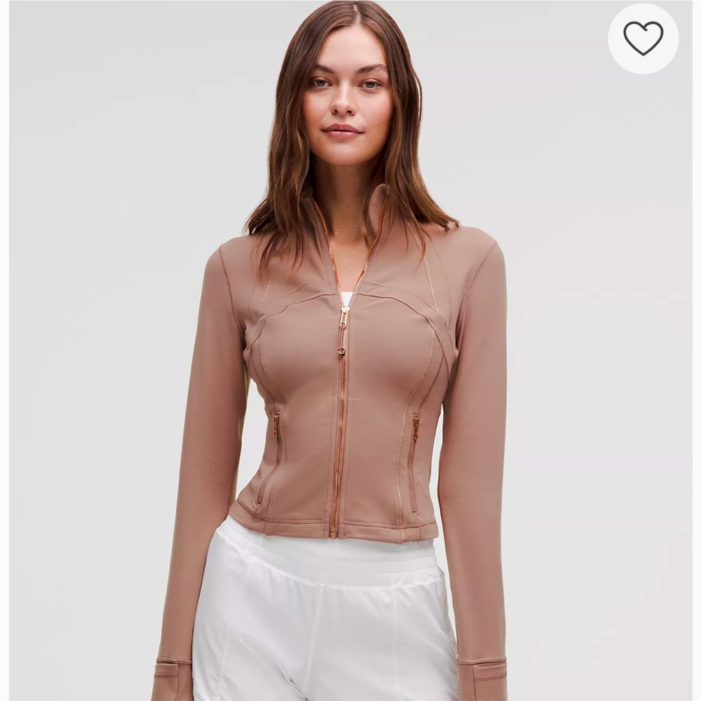 Sold Out! Lululemon Define Cropped Luon Sparkle Jacket 6 Twilight Rose